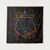 Heilige Geometrie Sigil Wandkleed (Voorkant)