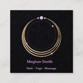 Heilige Geometrie Spiritueelste New age Vierkante Visitekaartje