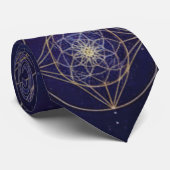Heilige geometrie stropdas (Opgerold)