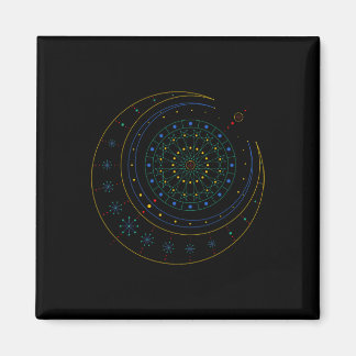 Heilige Geometrie T-shirt Magneet