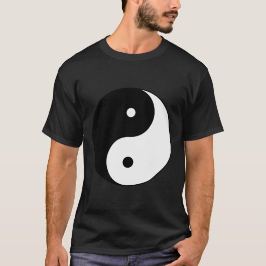 Heilige Geometrie Yin Yang Shirt met lange mouwen (Voorkant)