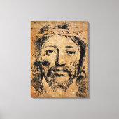 Heilige Gezicht van Jezus Canvas Print (Voorkant)