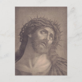Heilige gezicht van Jezus Christus Briefkaart