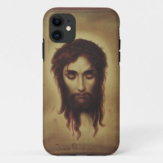 Heilige gezicht van Jezus Christus Case-Mate iPhone Case (Achterkant)