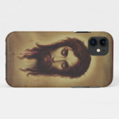Heilige gezicht van Jezus Christus Case-Mate iPhone Case (Achterkant (horizontaal))
