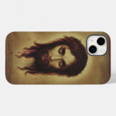 Heilige gezicht van Jezus Christus Case-Mate iPhone Case (Achterkant (horizontaal))