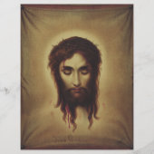 Heilige gezicht van Jezus Christus Flyer (Voorkant)