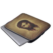 Heilige gezicht van Jezus Christus Laptop Sleeve (Voorkant onderkant)