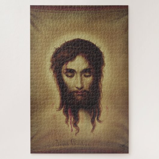 Heilige gezicht van Jezus Christus Legpuzzel (Verticaal)