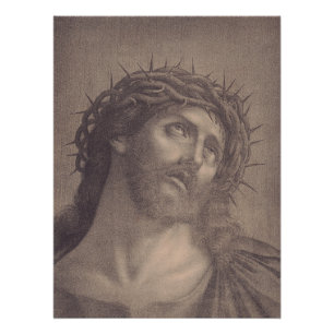 Heilige gezicht van Jezus Christus Perfect Poster