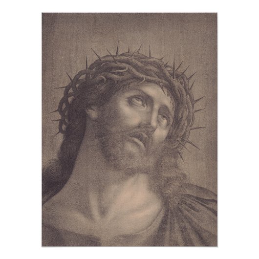 Heilige gezicht van Jezus Christus Perfect Poster (Voorkant)