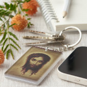 Heilige gezicht van Jezus Christus Sleutelhanger (Voorkant Rechts)