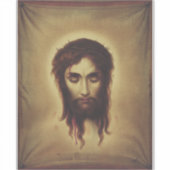 Heilige gezicht van Jezus Christus Sticker (Voorkant)