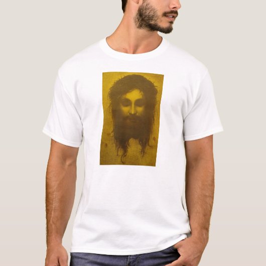 Heilige gezicht van Jezus Christus/Veronica's Veil T-shirt (Voorkant)