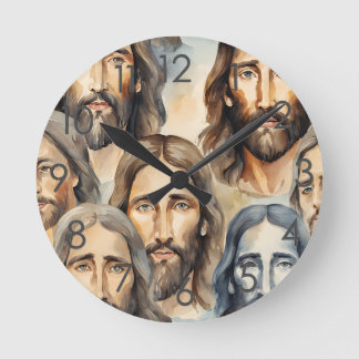 Heilige Gezichten van Jezus Wandklok
