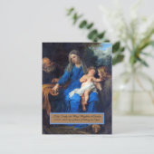 Heilige Gezin Briefkaart (Staand voorkant)