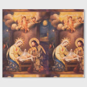 Heilige Gezin Cadeaupapier (Vlak)