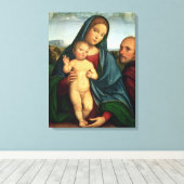 Heilige Gezin Canvas Afdruk (Insitu (Houten vloer))