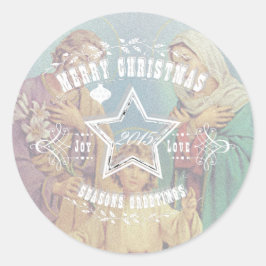 Heilige Gezin CHRISTMAS - Sticker