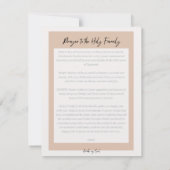 Heilige Gezin Kaarten - 10 stuks Notitiekaartje (Achterkant)