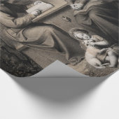 Heilige Gezin Maagd Mary Sint Jezus Christus Cadeaupapier (Hoek)