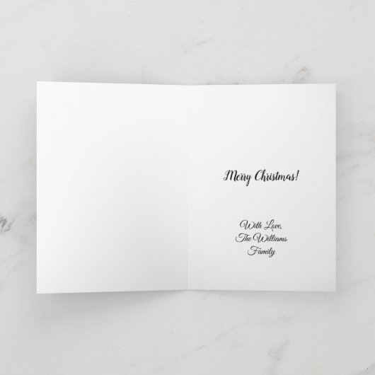 Heilige Gezin Maagd Mary Sint Jezus Christus Feestdagen Kaart (Binnen)