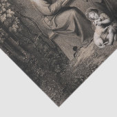 Heilige Gezin Maagd Mary Sint Jezus Christus Tissuepapier (Detail)