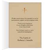 Heilige Gezin Schrift Sympathie Heilige Kaart Hart (Binnen (Rechts))