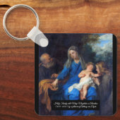 Heilige Gezin Sleutelhanger (Voorkant)