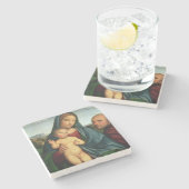 Heilige Gezin Stenen Onderzetter (Zijkant)