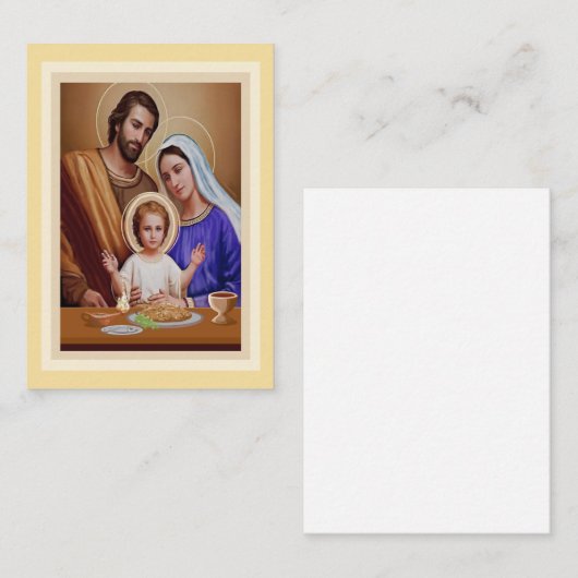 Heilige Gezin Visitekaartje (Voorkant / Achterkant)