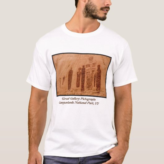 Heilige Ghost Pictograaf van Hoefijzer Canyon T-shirt (Voorkant)
