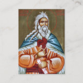 Heilige Glorieuze Profeet Elia Gebed Kaart Plaatskaartje (Voorkant)