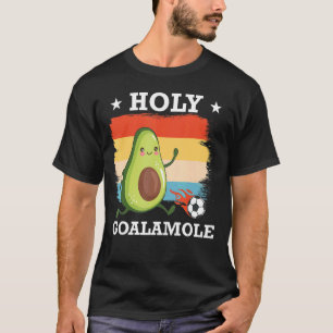 Heilige Goalamole Retro Soccer Kinder Avocado T-shirt