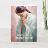 Heilige Goddelijke Kerst Kaart (Voorkant)