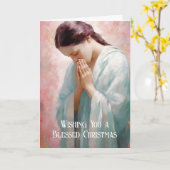 Heilige Goddelijke Kerst Kaart (Gele Bloem)