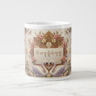 Heilige Godin van het Geluk Mantra Wandkunst | Ho Grote Koffiekop