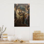 Heilige Gregorius met heiligen Poster (Keuken)