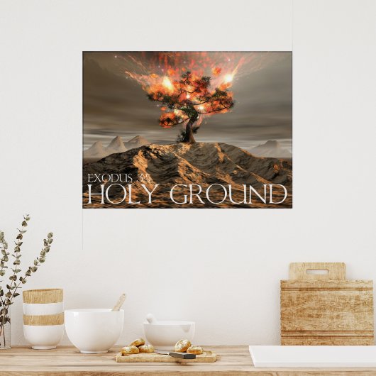 Heilige grond poster (Keuken)