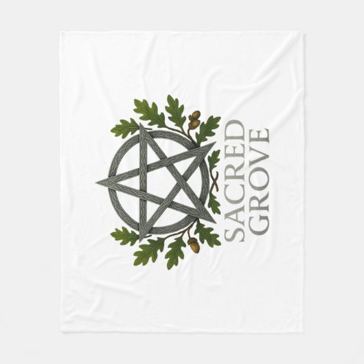 Heilige Grove Fleece Deken (Voorkant)