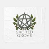 Heilige Grove Fleece Deken (Voorkant (Horizontaal))
