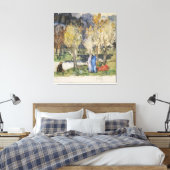 Heilige Grove van Pierre Puvis de Chavannes Canvas Afdruk (Insitu (Slaapkamer))