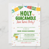 Heilige Guacamole 40e Verjaardagsfeest Kaart (Voorkant)