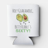 Heilige Guacamole 60e verjaardag gepersonaliseerd Blikjeskoeler (Achterkant)