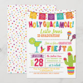 Heilige Guacamole Afstuderen Uitnodiging - WH (Voorkant / Achterkant)