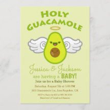 Heilige Guacamole Avocado Baby Shower