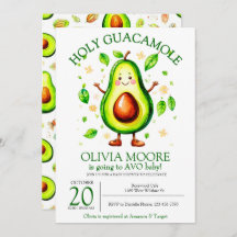 Heilige Guacamole Avocado Baby shower