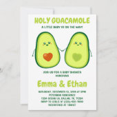 Heilige Guacamole Avocado Baby shower Kaart (Voorkant)