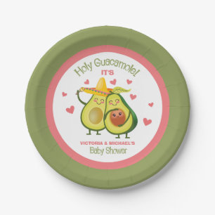 Heilige Guacamole Avocado Baby shower Paper Bord