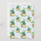 Heilige Guacamole | Avocado babyshower uitnodiging (Achterkant)